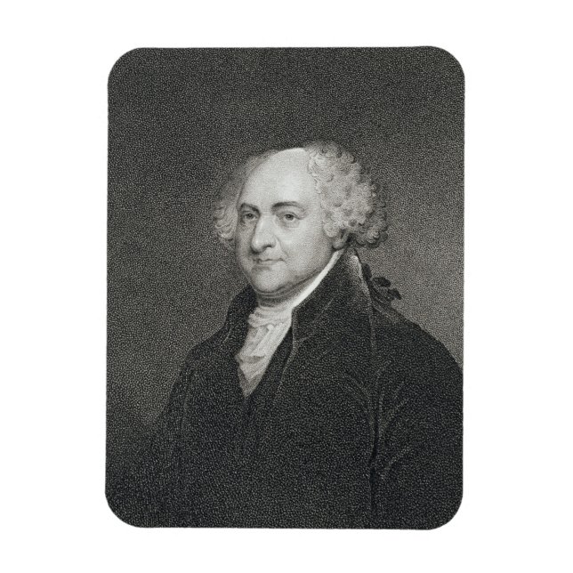 John Adams, engraved by James Barton Longacre (179 Magnet (Vertical)