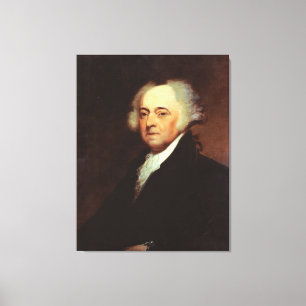 JOHN ADAMS Portrait by Asher B. Durand Print