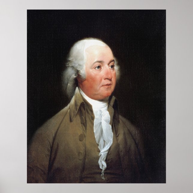 JOHN ADAMS Portrait by John Trumbull Print (Front)