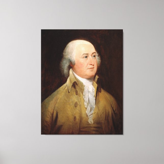 JOHN ADAMS Portrait by John Trumbull Print (Front)