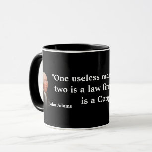 John Adams Quote On Congress Mug