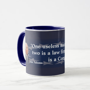 John Adams Quote On Congress Mug