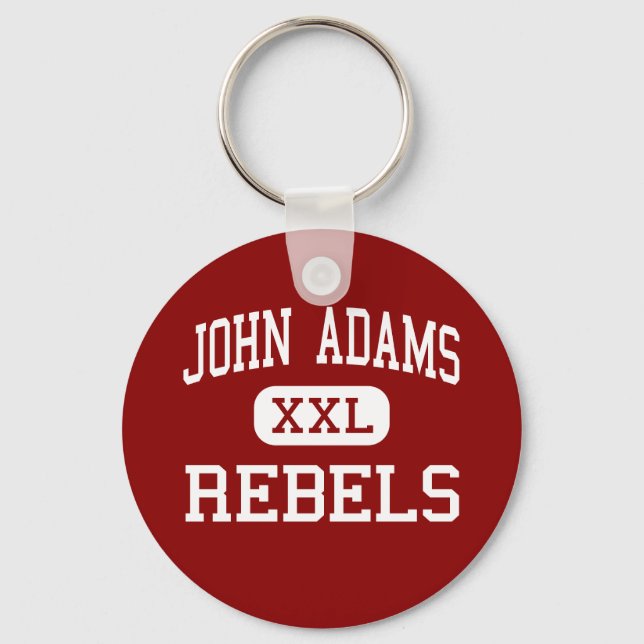 John Adams - Rebels - High School - Cleveland Ohio Keychain (Front)