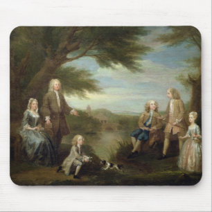 John and Elizabeth Jeffreys and their Children, 17 Mouse Pad