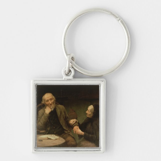 John Anderson, My Jo, 1894 (oil on canvas) Keychain (Front)