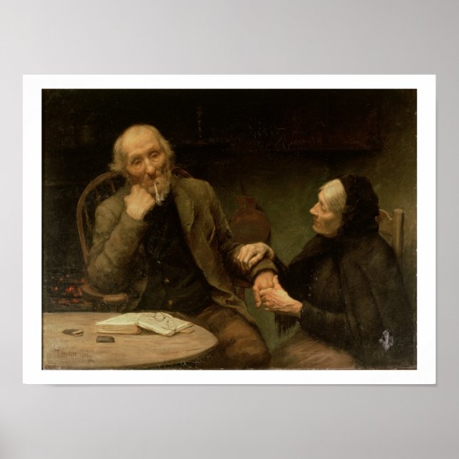 John Anderson, My Jo, 1894 (oil on canvas) Poster (Front)