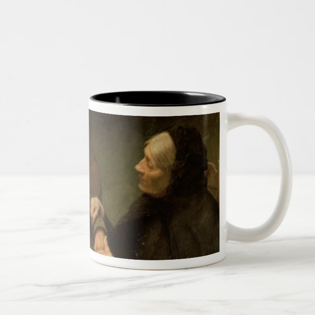 John Anderson, My Jo, 1894 (oil on canvas) Two-Tone Coffee Mug (Right)