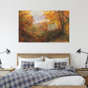 John Atkinson Grimshaw - A House in a Clearing Canvas Print