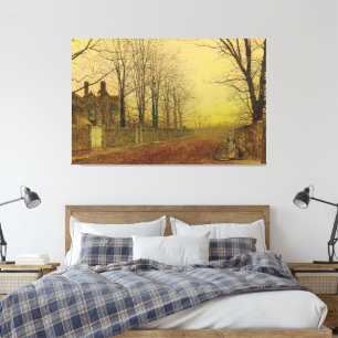 John Atkinson Grimshaw - Autumn Glory Canvas Print