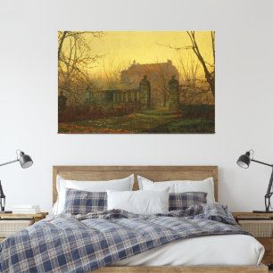 John Atkinson Grimshaw - Autumn Morning Canvas Print
