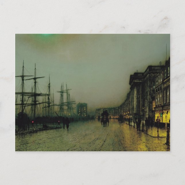 John Atkinson Grimshaw- Canny Glasgow Postcard (Front)