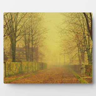 John Atkinson Grimshaw   Evening Glow, c.1884 (oil Plaque