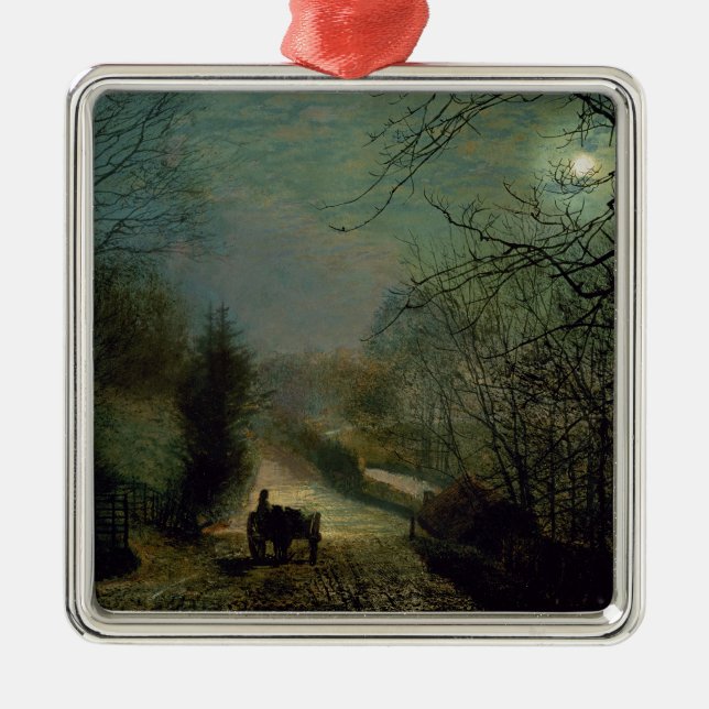 John Atkinson Grimshaw | Forge Valley Metal Ornament (Front)