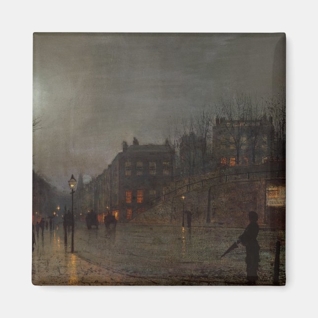 John Atkinson Grimshaw | Going Home at Dusk, 1882 Magnet (Front)