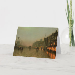 John Atkinson Grimshaw- Liverpool from Wapping Card