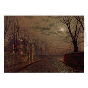 John Atkinson Grimshaw Moonlit Street Scene, 188