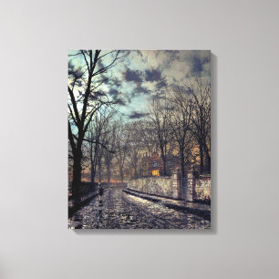 John Atkinson Grimshaw November Canvas Print