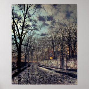 John Atkinson Grimshaw November Poster