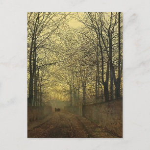 John Atkinson Grimshaw- October Gold Postcard