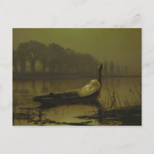 John Atkinson Grimshaw - The Lady of Shalott Postcard