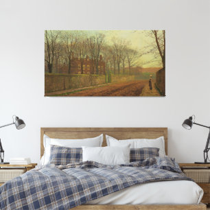 John Atkinson Grimshaw - The Rookery Canvas Print