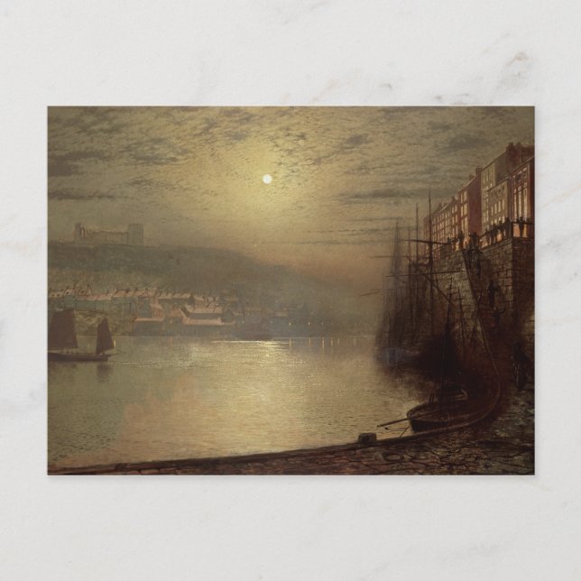 John Atkinson Grimshaw | Whitby (oil on canvas) Postcard (Front)