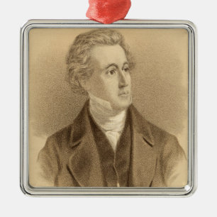 John Banim Metal Ornament