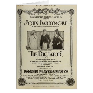 John Barrymore 1915 silent movie exhibitor ad