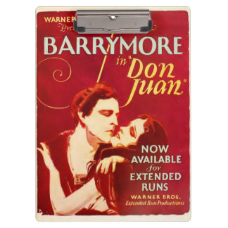 John Barrymore Mary Astor 1927 exhibitor ad Clipboard