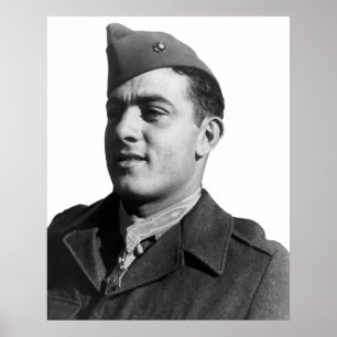 John Basilone -- WW2 Hero Poster