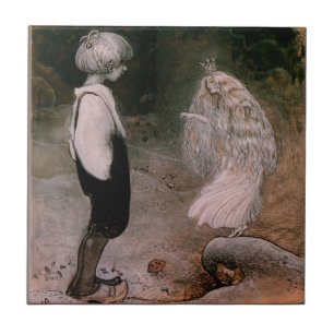 John Bauer A Moment Changed By A Little Fairy Tile