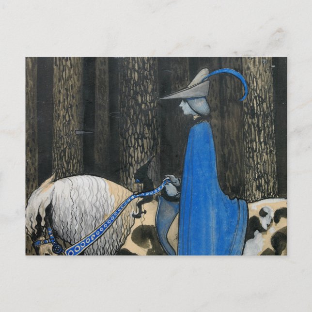 John Bauer - Every Now and Then Postcard (Front)