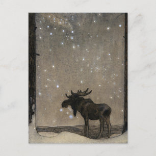 John Bauer - fairytale art Postcard