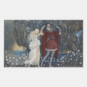 John Bauer - Lena Dances with the Knight Sticker