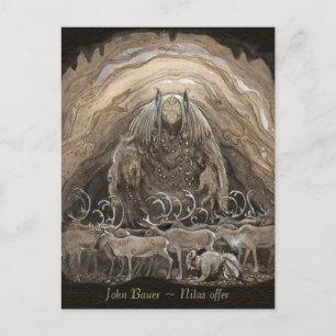 John Bauer Nilas offer CC0498 Postcard