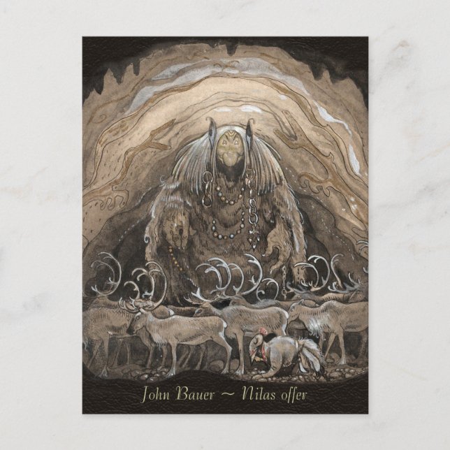 John Bauer Nilas offre carte postale CC0498 (Devant)