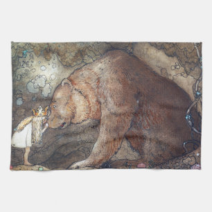 John Bauer Poor Little Basse Kitchen Towel