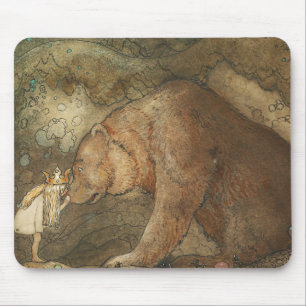 John Bauer - Poor Little Basse Mouse Pad