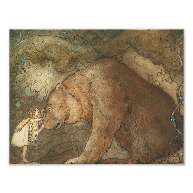 John Bauer - Poor Little Basse Photo Print (Front)