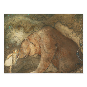 John Bauer - Poor Little Basse Photo Print