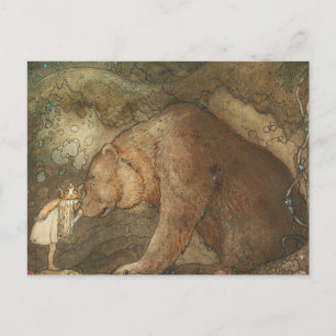 John Bauer - Poor Little Basse Postcard