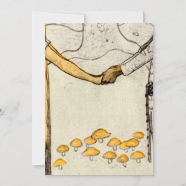 John Bauer Prince Without Shadow 1910 Invitation (Front)