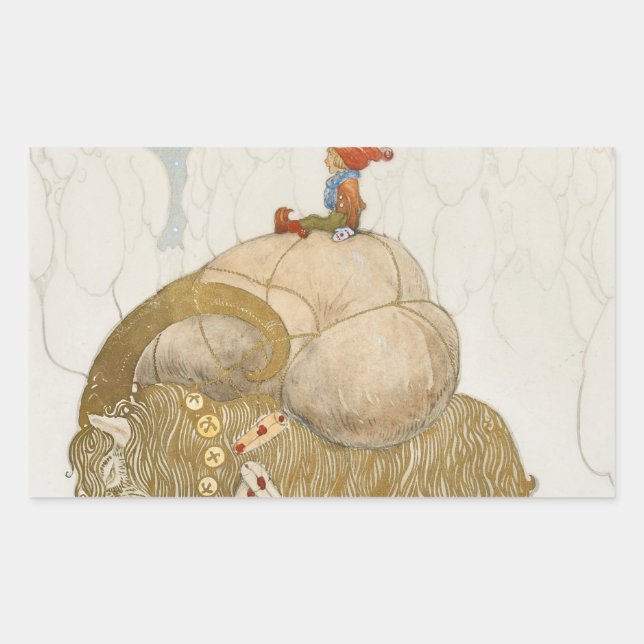 John Bauer - The Christmas Goat Sticker (Front)