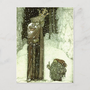 John Bauer The Princess and the Troll Postcard