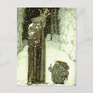 John Bauer The Princess and the Troll Postcard
