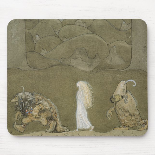 John Bauer - The Princess and the Trolls Mouse Pad (Front)