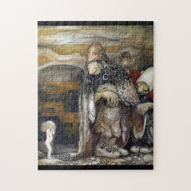 John Bauer Troll Jigsaw Puzzle (Vertical)