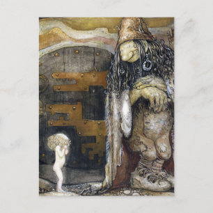 John Bauer Troll Postcard