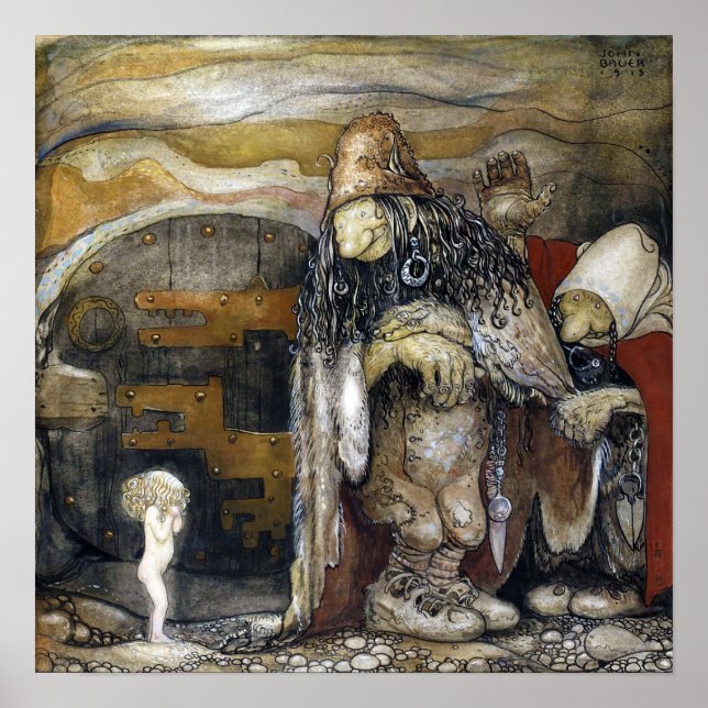 John Bauer Troll Poster (Front)