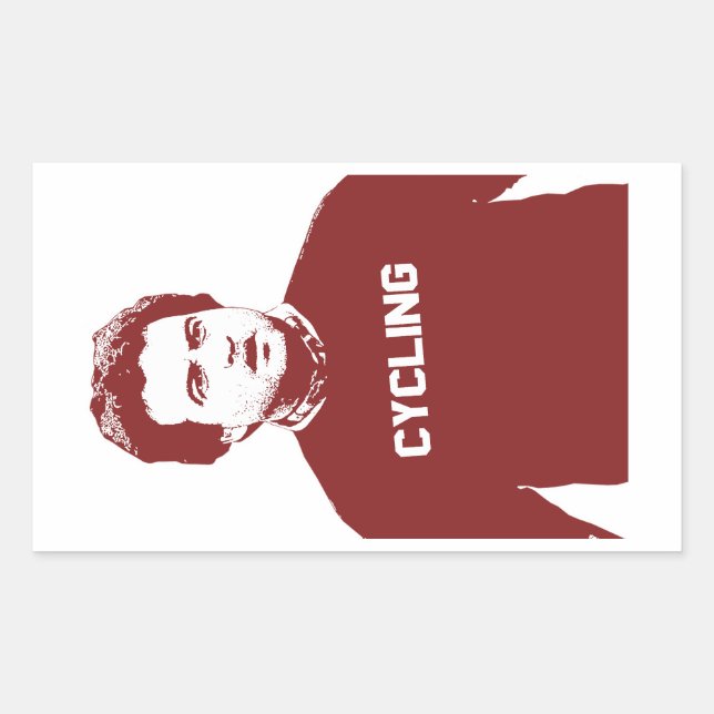 John Belushi Cycling Sticker (Front)